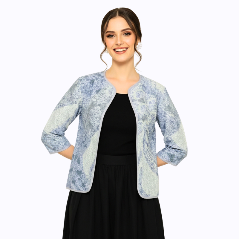 Blazer Batik Wanita - Atasan Batik - Bhatara Batik Amare - Outer Batik Modern Lengan Panjang