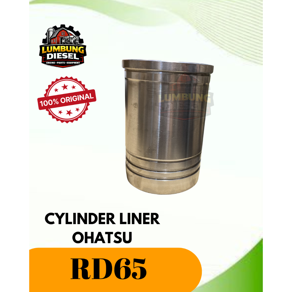 Velocity Vanguards Cylinder Liner Rd65 Ohatsu Original / Boring Furing Liner Mesin Diesel Kubota Rd