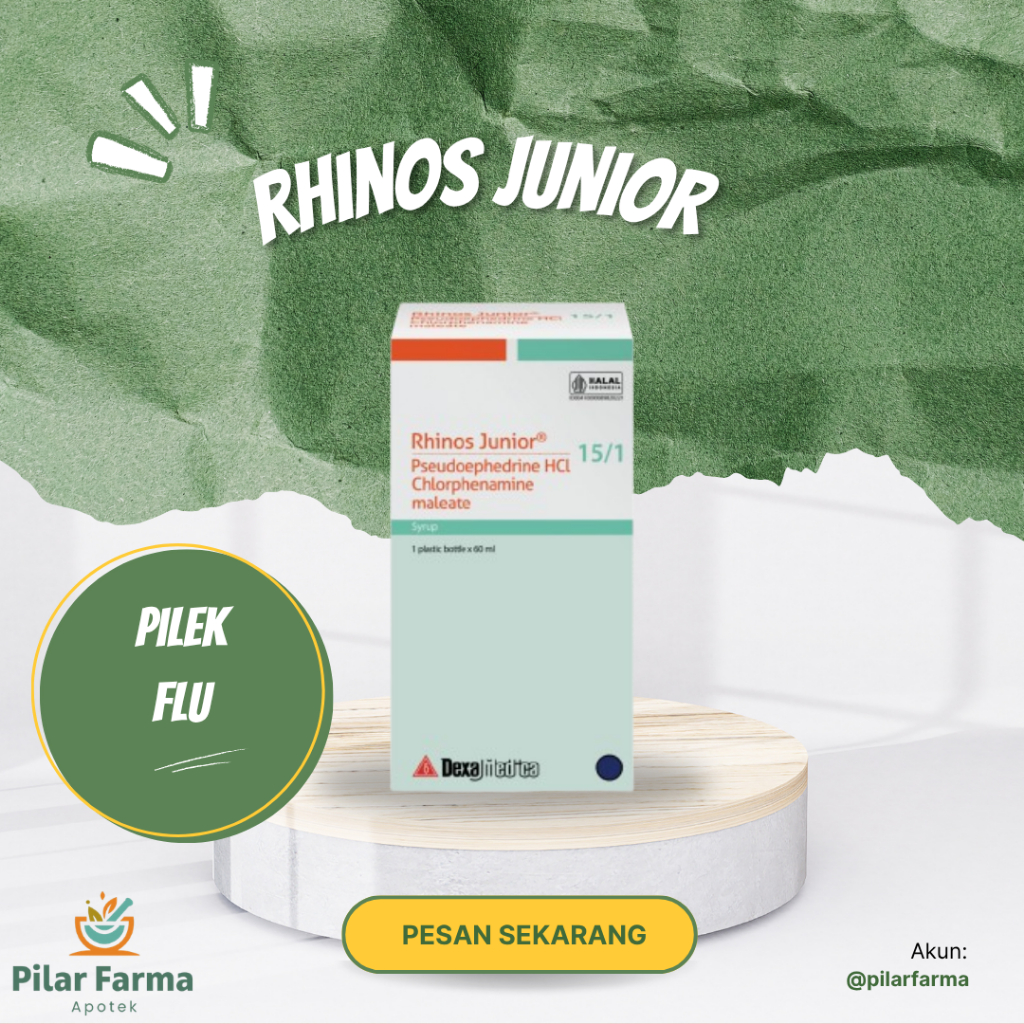 Rhinos Neo Drop | Junior Sirup - Atasi Pilek pada Bayi dan Anak