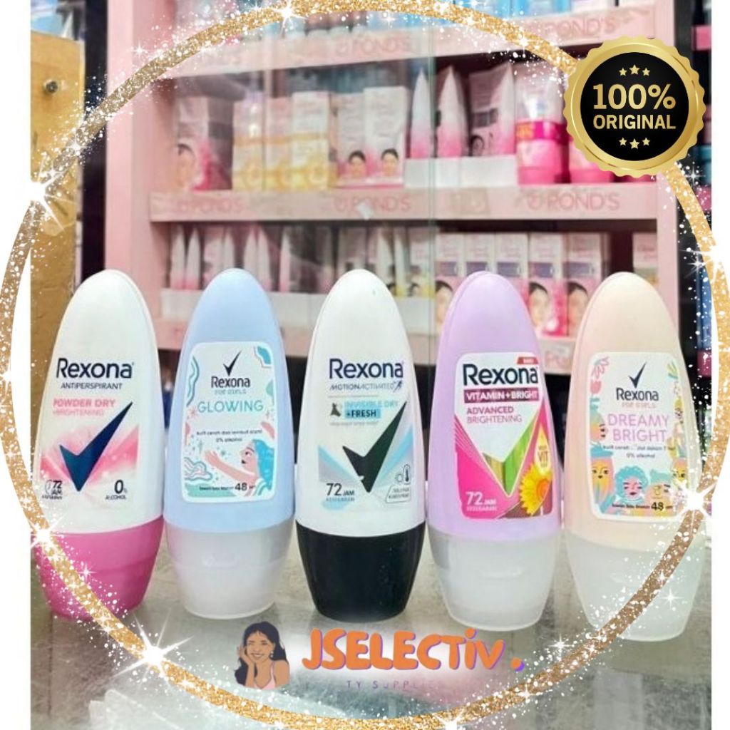 REXONA DEODORANT ROLL ON - SERIES LENGKAP // JSELECTIV X JHON KOSMETIK // Deodoran Reksona REXONA - 