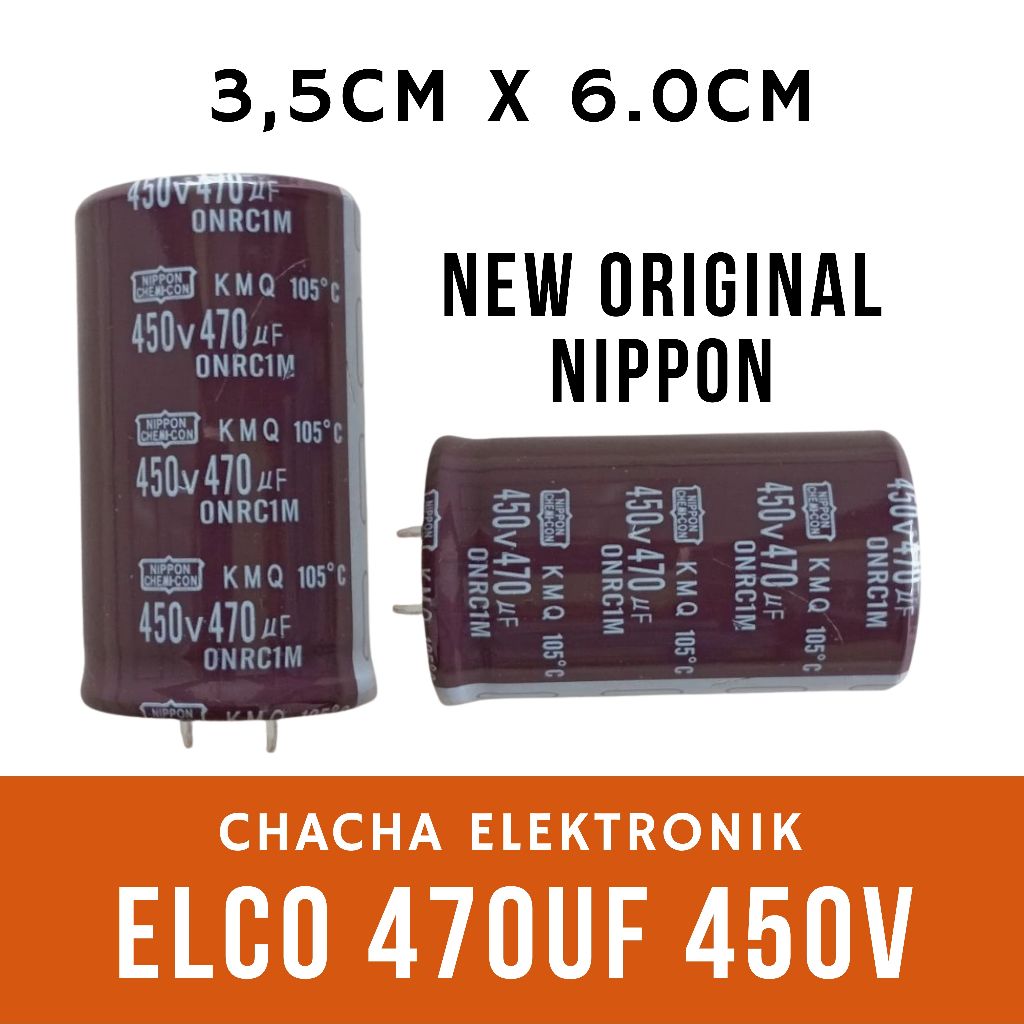 ELCO 470UF 450V NEW 470 UF 450 V