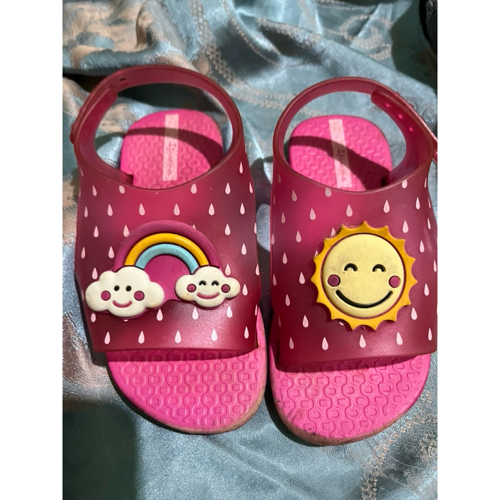 sandal back strap anak ipanema