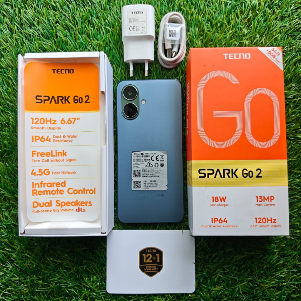 TECNO SPARK GO 2 SECOND 4/128GB HP SECOND HP SEKEN HP BEKAS HP MURAH