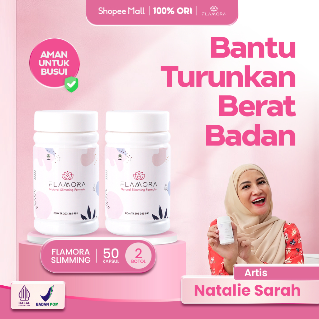 Flamora Kapsul bantu Turunkan Berat Badan | Pelangsing Herbal Melancarkan Pencernaan