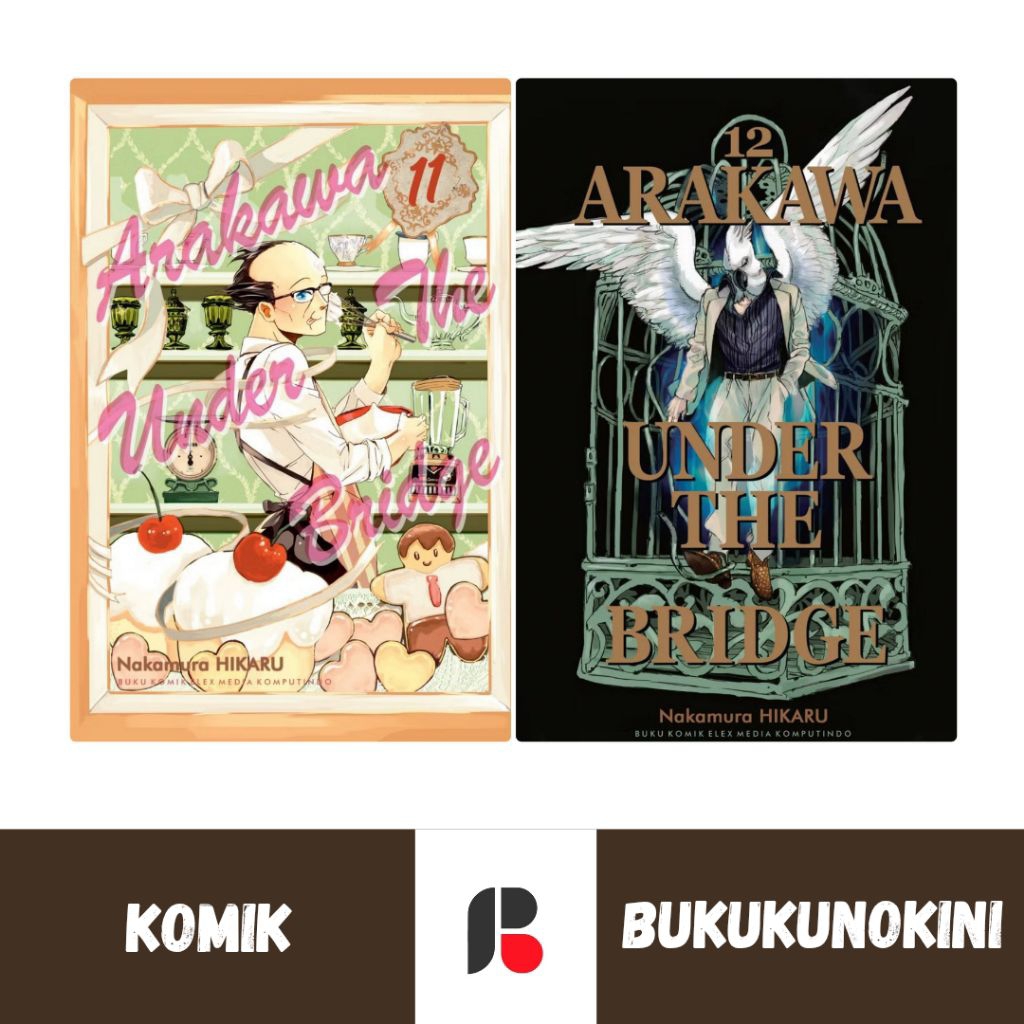 (Original, Segel) Komik Arakawa Under the Bridge vol 1 2 3 4 5 6 7 8 9 10 11 12 - Nakamura Hikaru (E