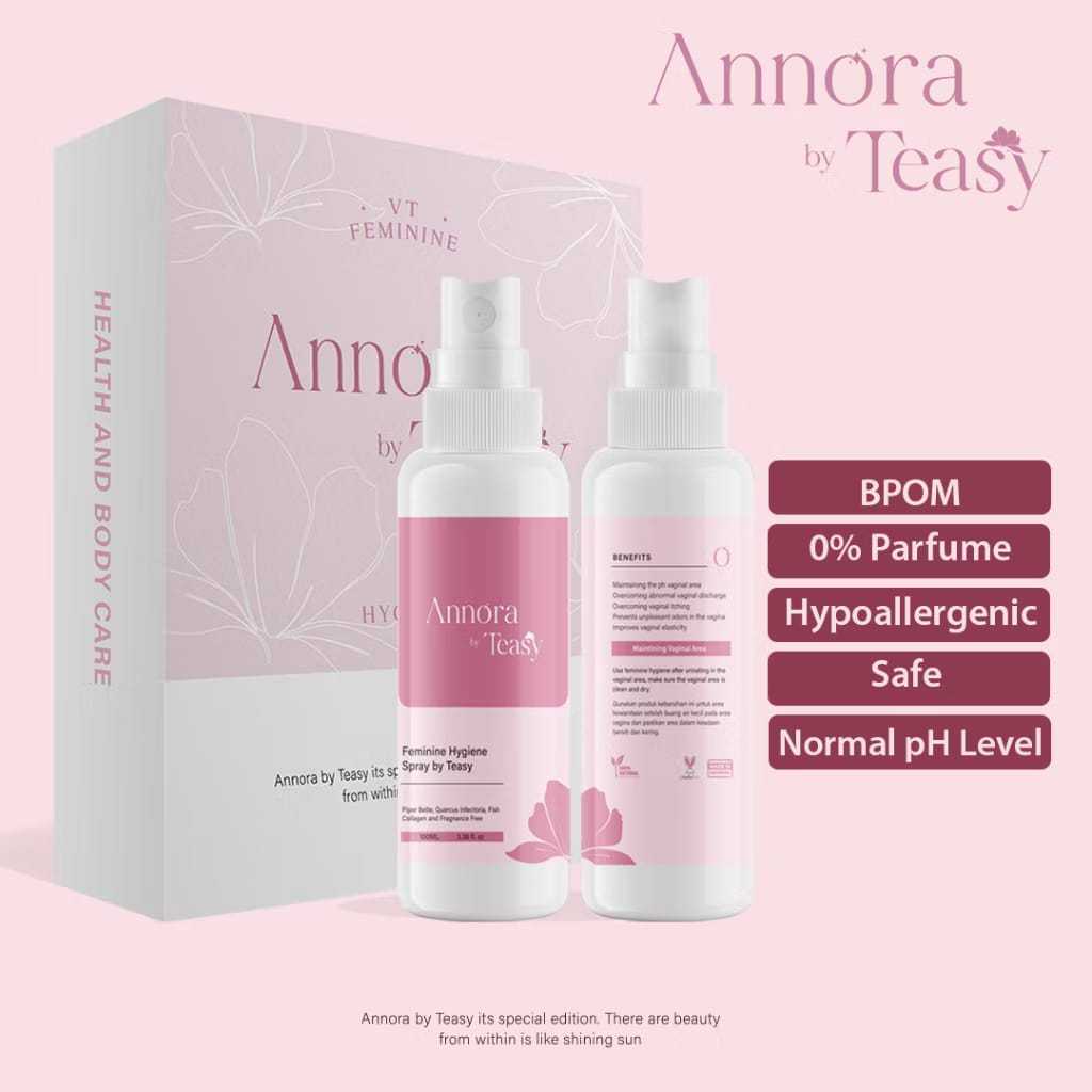TEASY Annora Feminine Hygiene Mengurangi Bau Gatal BPOM pH Seimbang 200ml