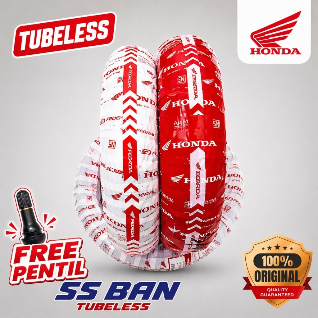 Ban Luar Depan Tubeless Honda AHM 110/80-14 80/90-14 100/90-14
