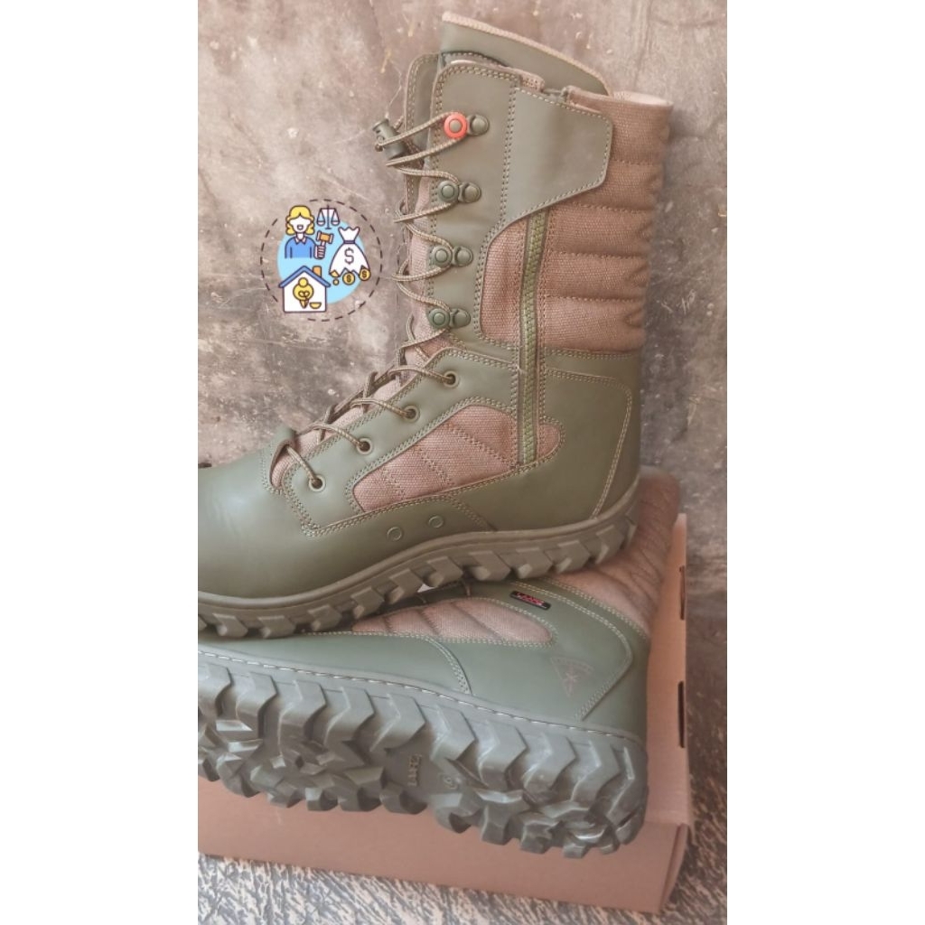 Sepatu Laarz  Hijau Jatah Paskhas/KOPASGAT