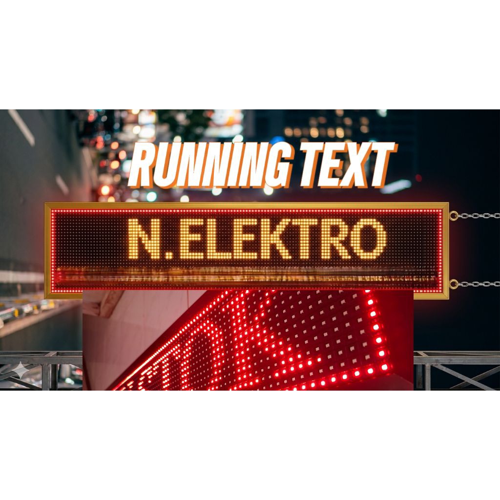 RUNNING TEXT || TULISAN BERJALAN
