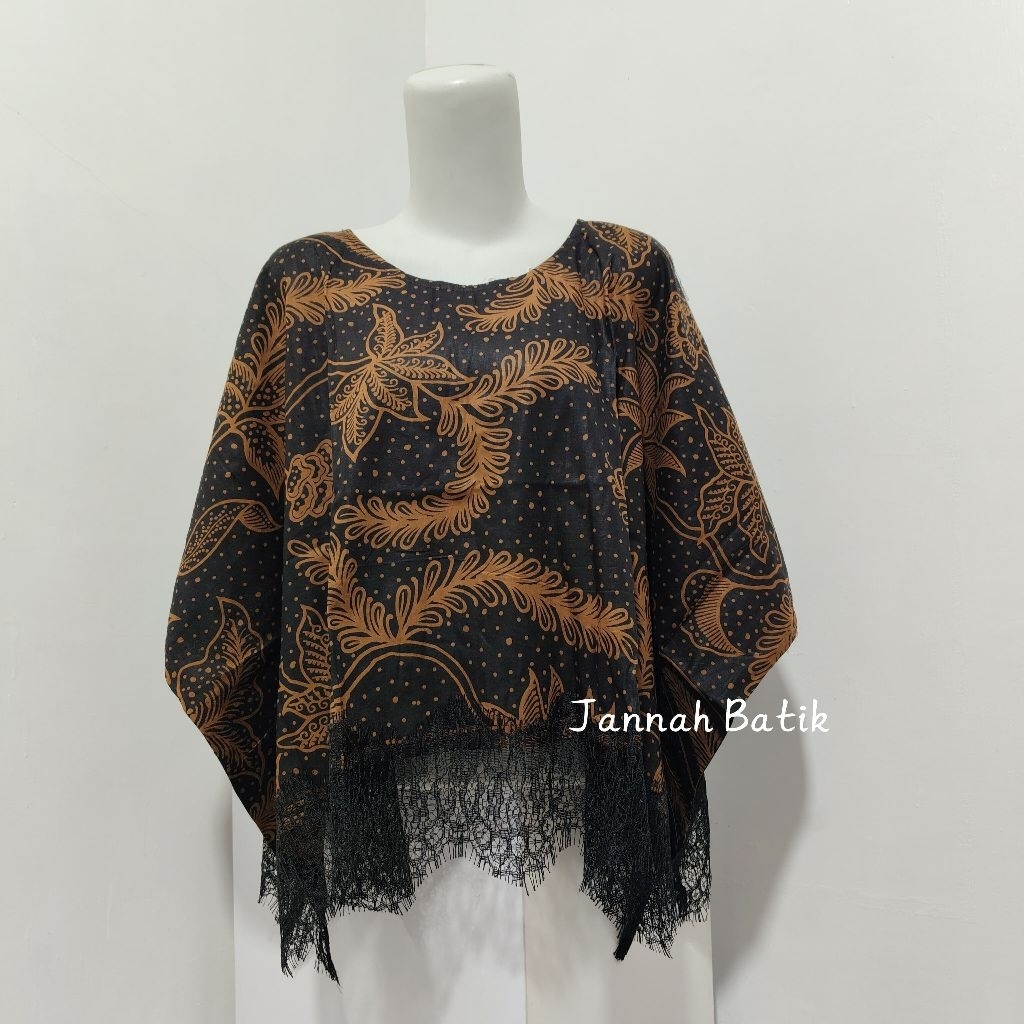 BLOUSE BATIK RENDA SOGAN NEW MOTIF//BATIK CROPTOP RENDA//BLOUSE BATWING RENDA//BLOUSE KONDANGAN