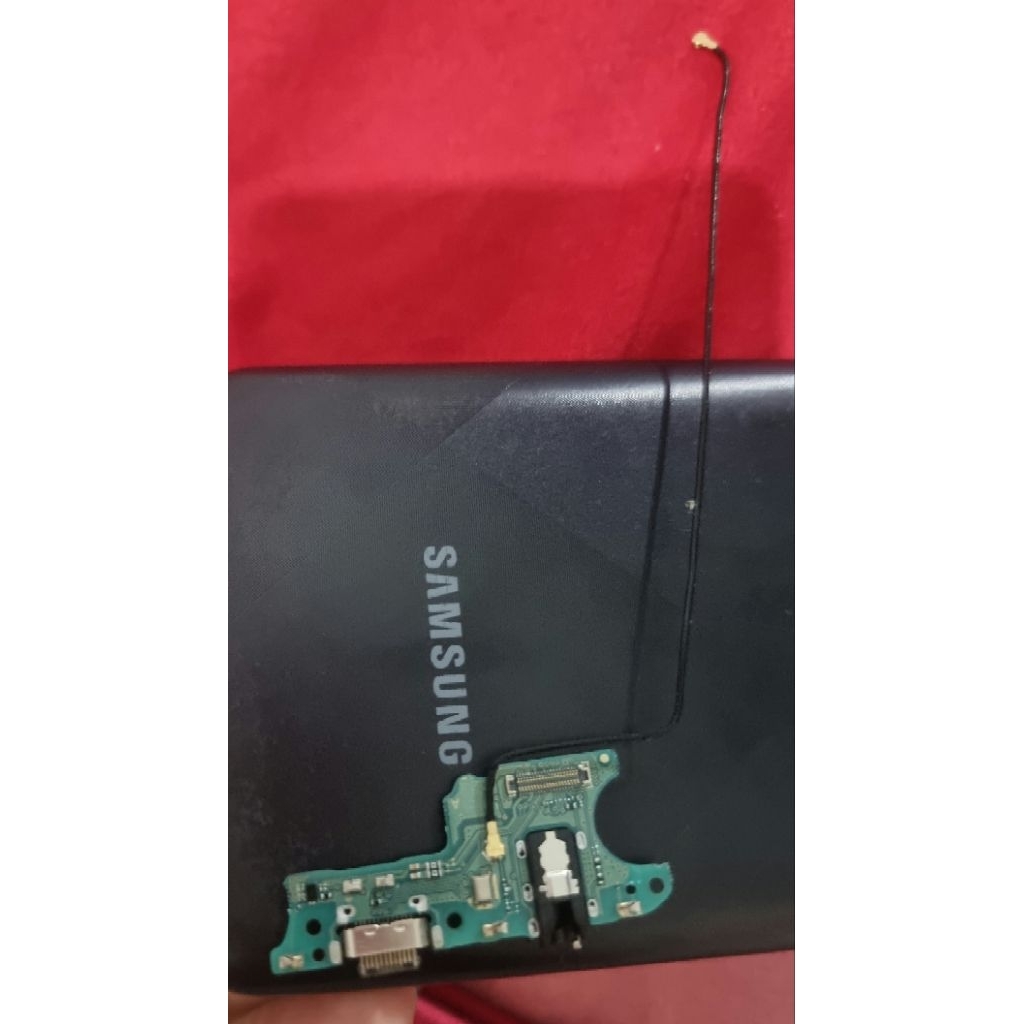 konektor cas dan antena samsung a02s ori copotan hp garansi normal