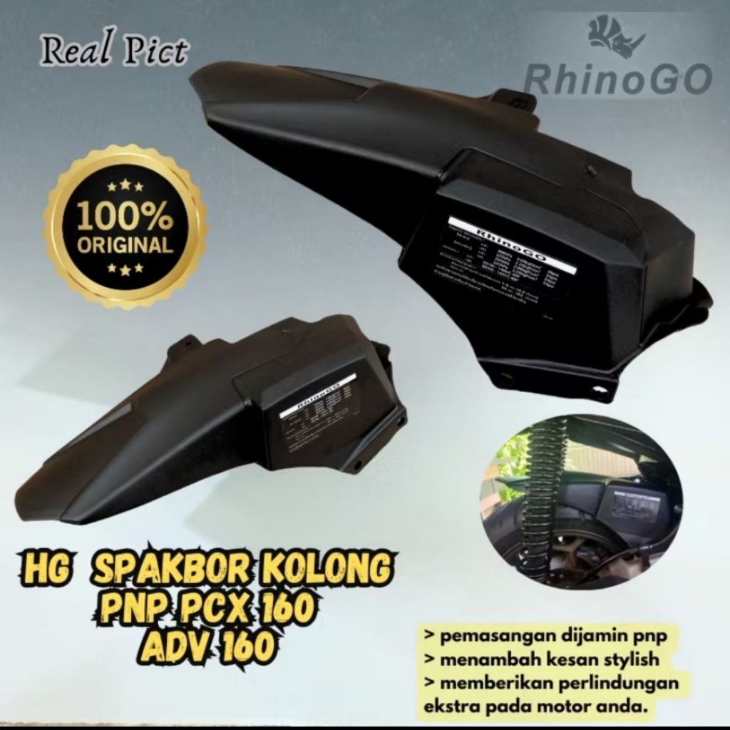 RhinoGo - HG Spakbor kolong PnP pcx 160 Adv 160 Bukan air bladee