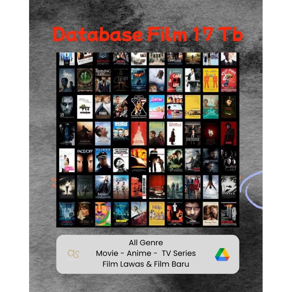 Database Film 17 TB Full Akses
