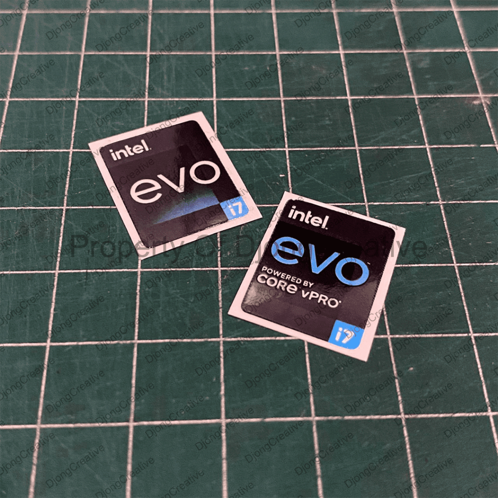 Stiker Intel Core i7 EVO