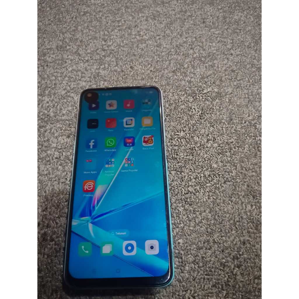 OPPO A92 RAM 8 INTERNAL 128. ORIGINAL SEGEL MINUS ADA HITAM DI SEKITAR KAMERA DEPAN NAMUN TIDAK BERP