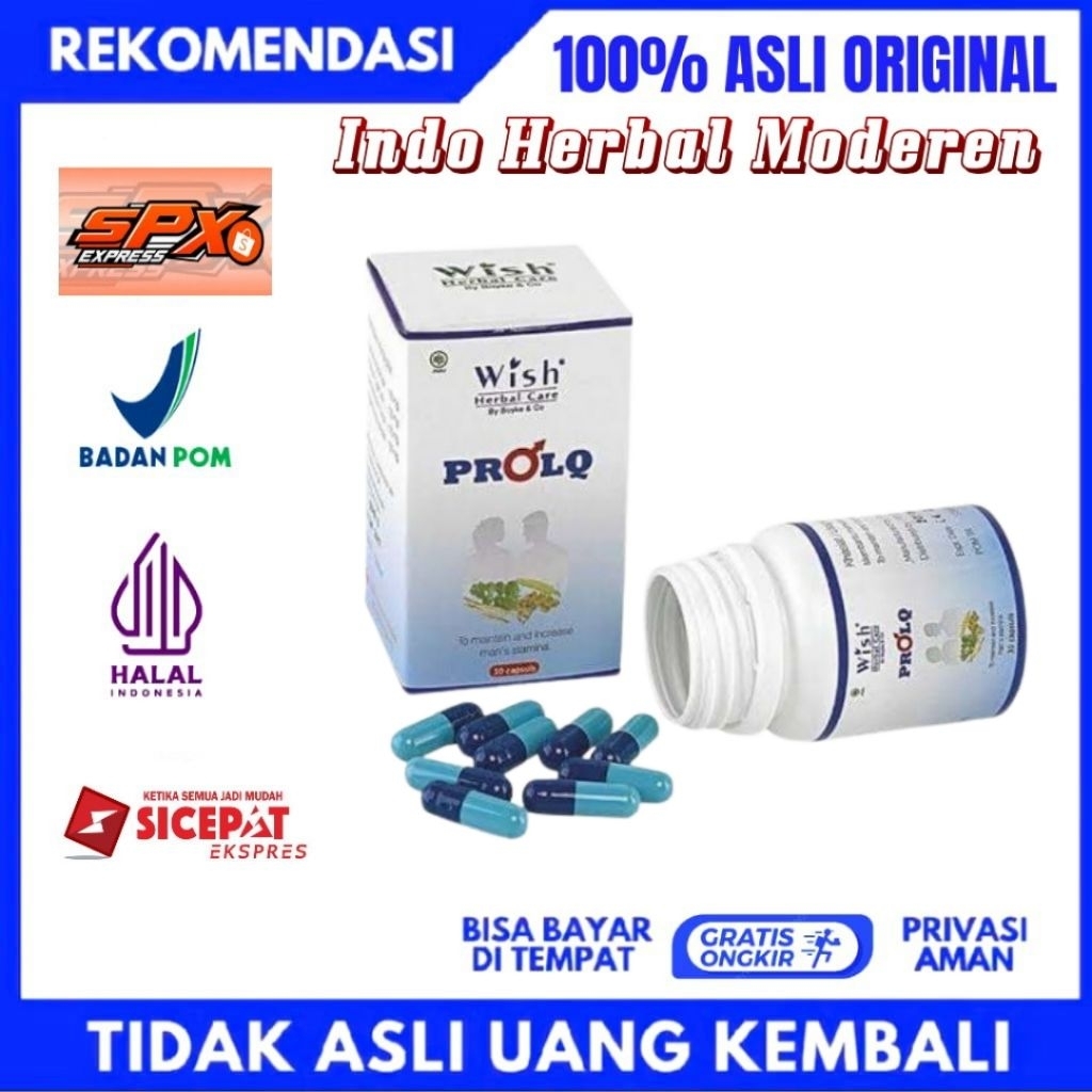 ProLQ Original Obat Suplement Pria Meningkatan Daya Tahan Lama Ampuh