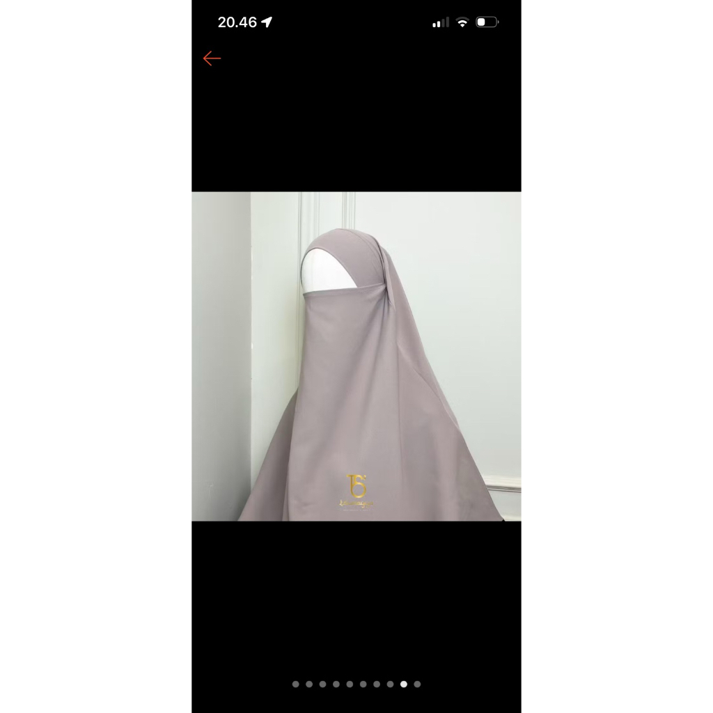 french khimar vintage khaki