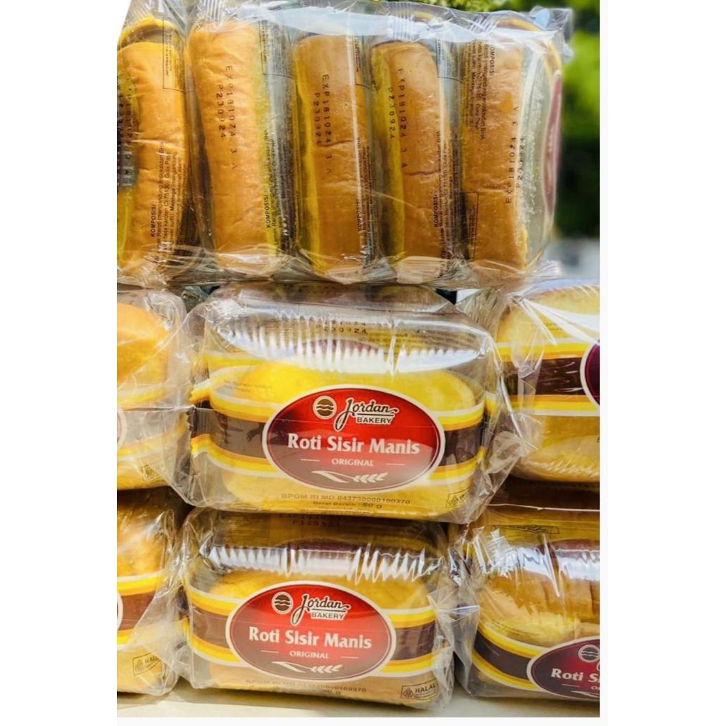 Roti Sisir Mentega Jordan Bakery - Mentega Asli, Lembut, Legit
