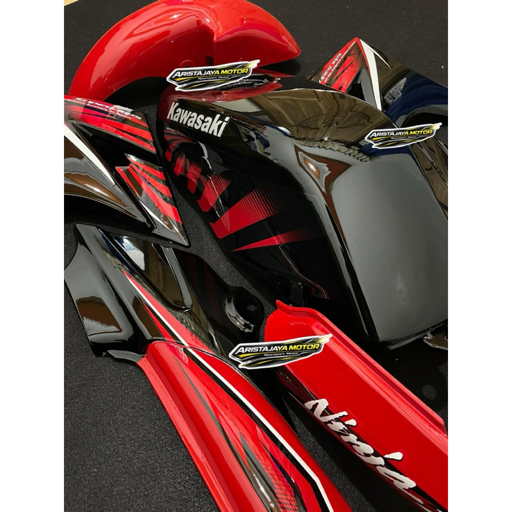 Cover Body Ninja SS Merah zebra / Body Set Ninja SS Zebra
