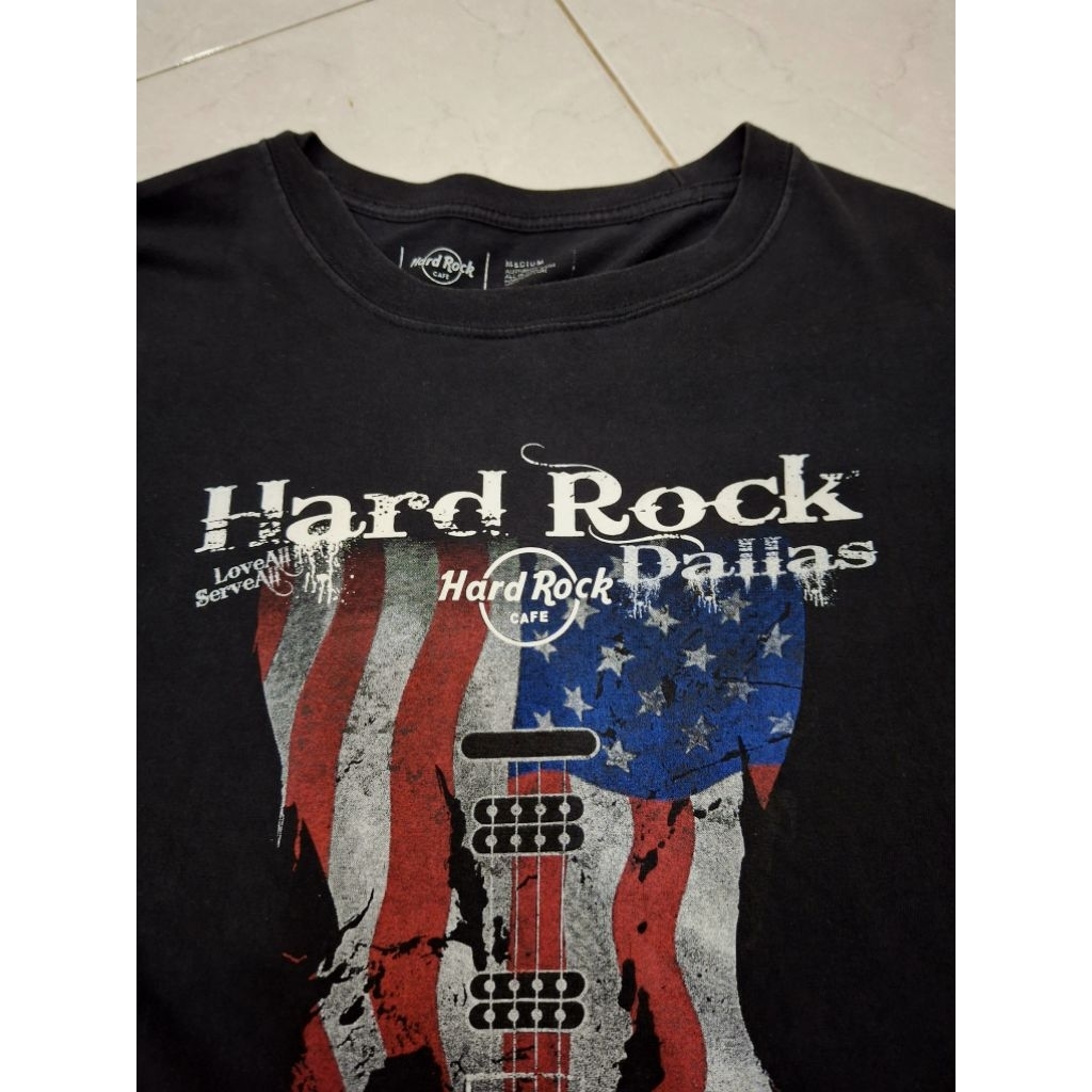 Hard Rock Cafe Guitar Tshirt / Kaos Hard Rock