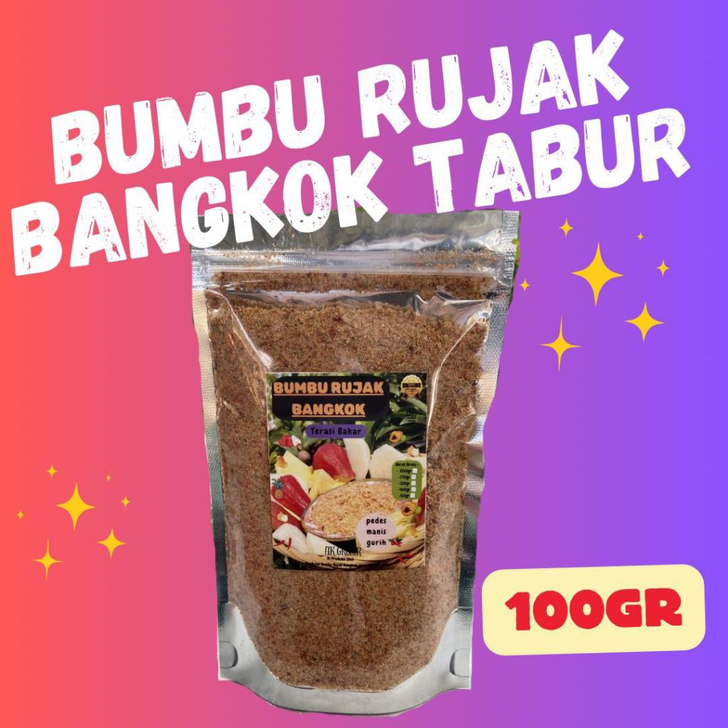 sambel bumbu rujak bangkok bumbu rujak kering 100gr bumbu rujak bangkok thailand