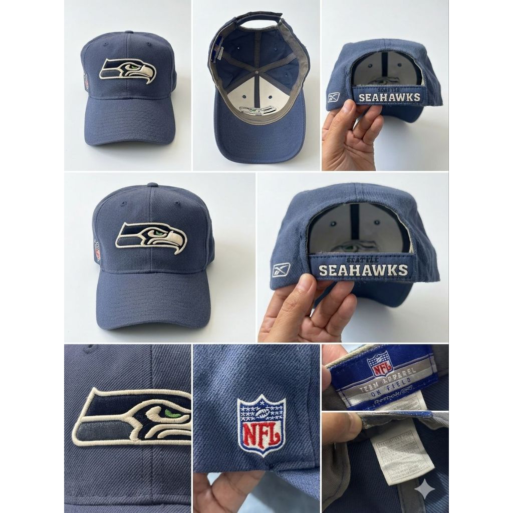 Topi Baseball Seattle Seahawk NFL X Reebok