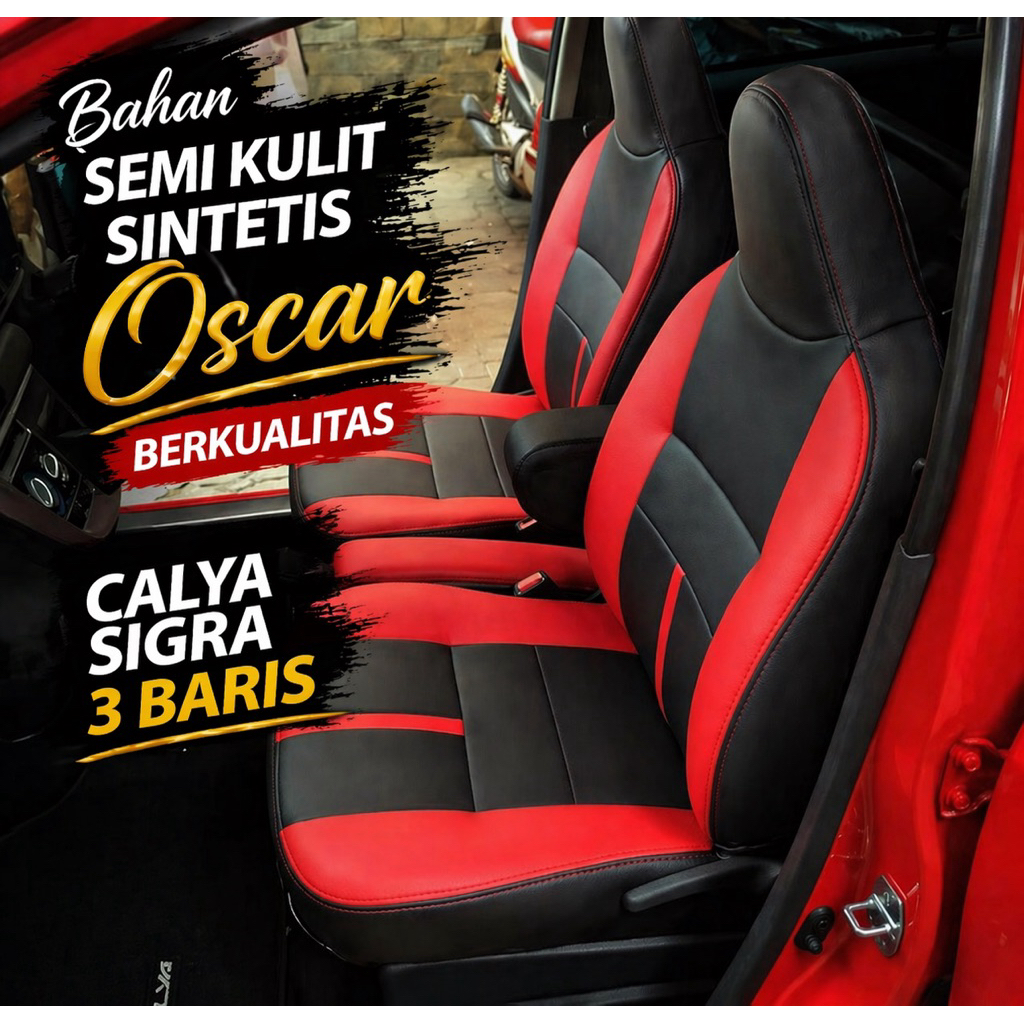 Sarung jok mobil CALYA-SIGRA 3 BARIS