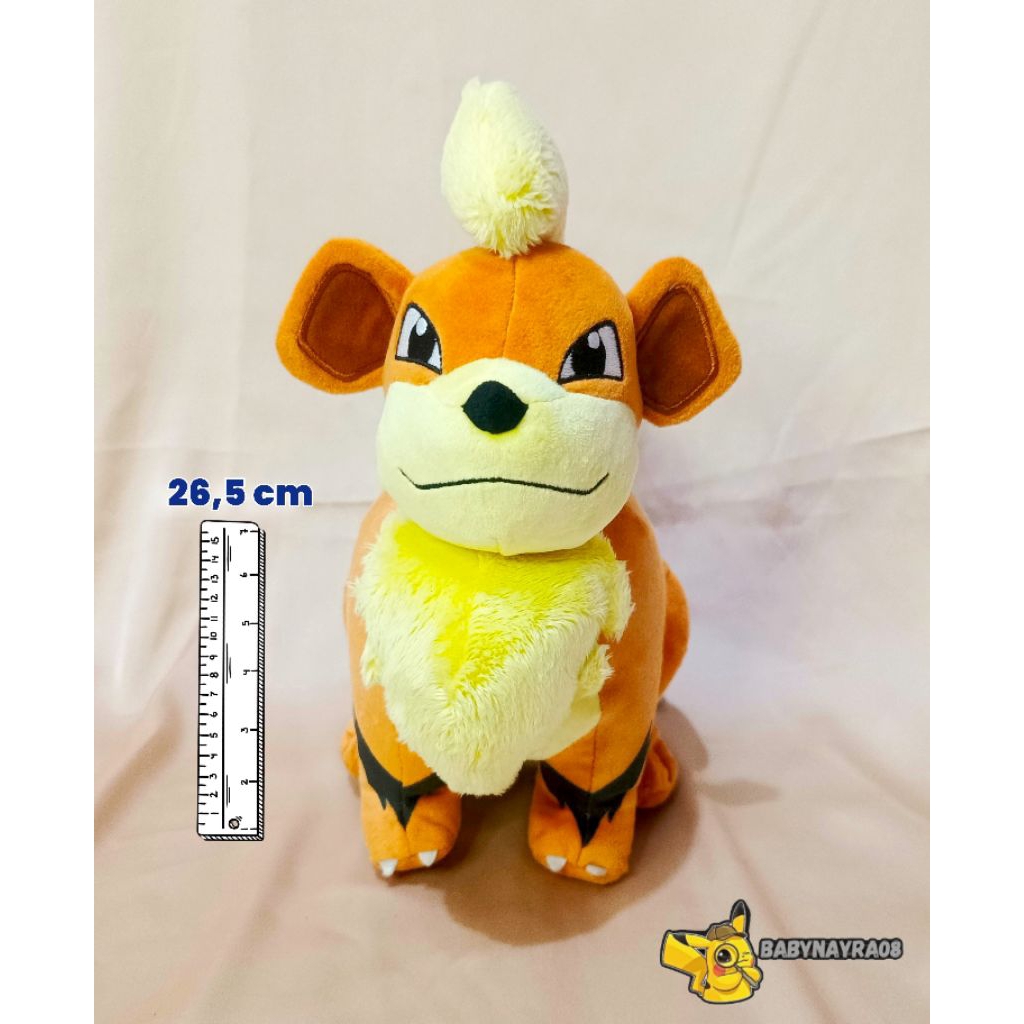 GROWLITHE POKEMON PLUSH ORIGINAL POKEMON WCT