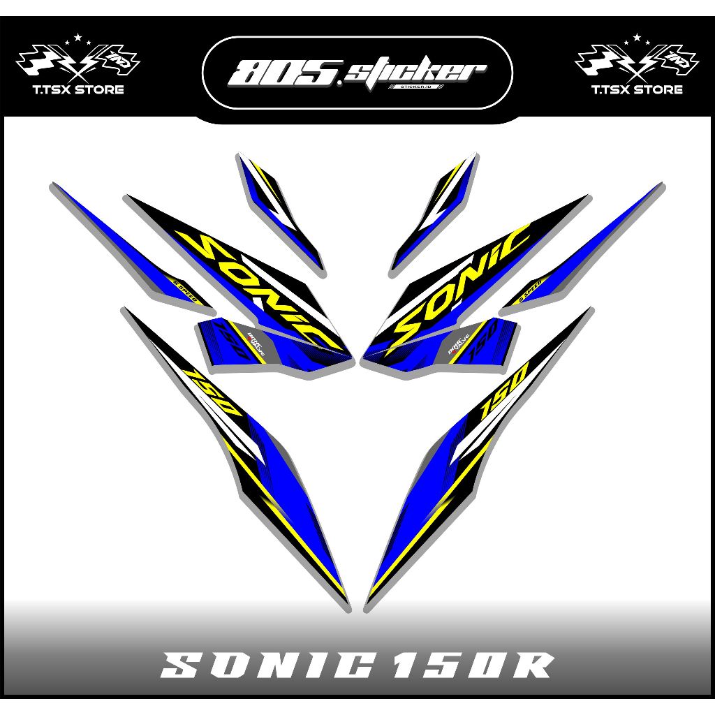 STRIPING HONDA SONIC 150R/STIKER VARIASI SONIC/SONIC 150R KEREN