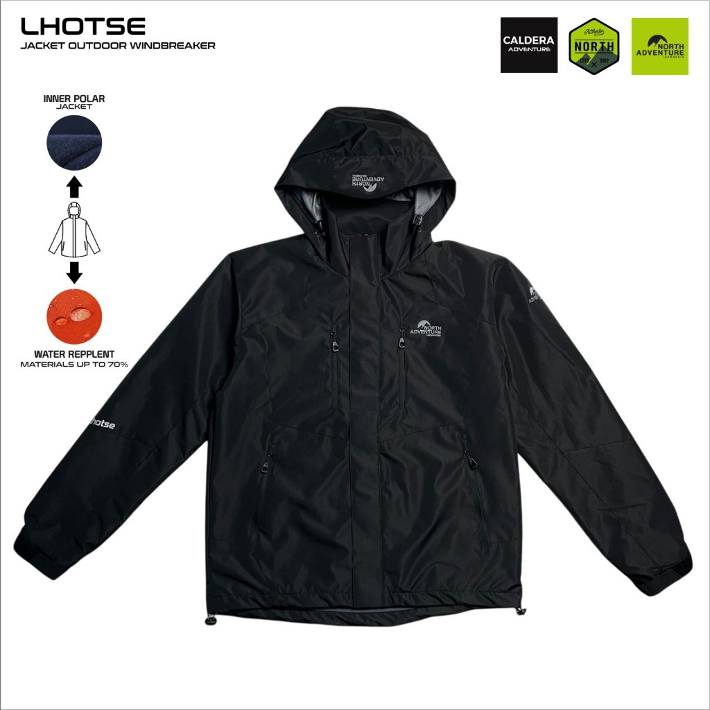 North Adventure - Jacket Parasut Outdoor Waterproof Windbreaker - Lhotse.01