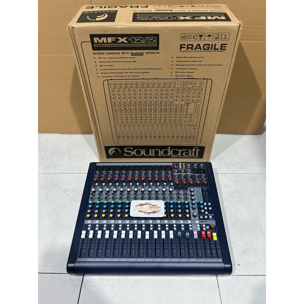 Mixer Soundcraft MFX12 Grade 12 chanel Soundcraft Mixer soundcraft mfx12 soundcrfat mfx12 Mixer 12ch