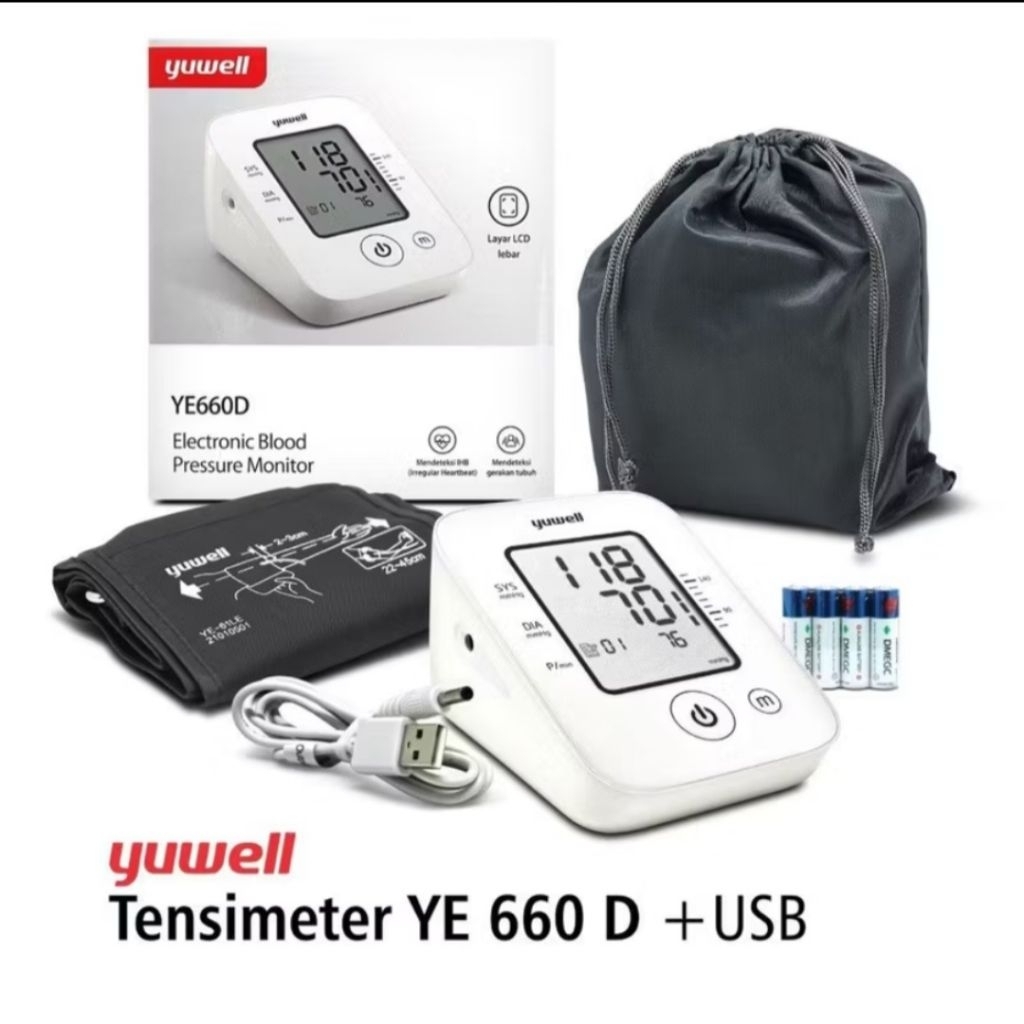 TENSIMETER DIGITAL YUWELL YE660D TENSIMETER ORIGINAL YUWELL ORIGINAL