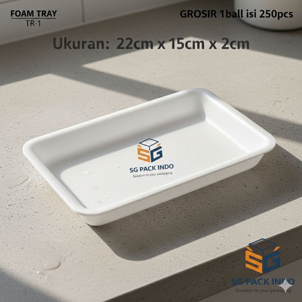 Foam Tray TR-1 (Styrofoam Tray Makanan)