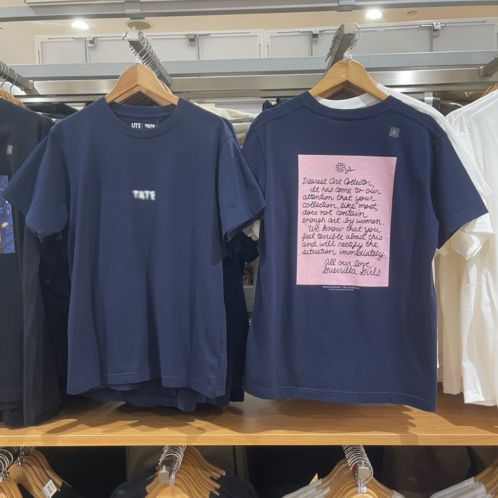 Tshirt Uniqlo Man CURATED BY TATE 69 navy