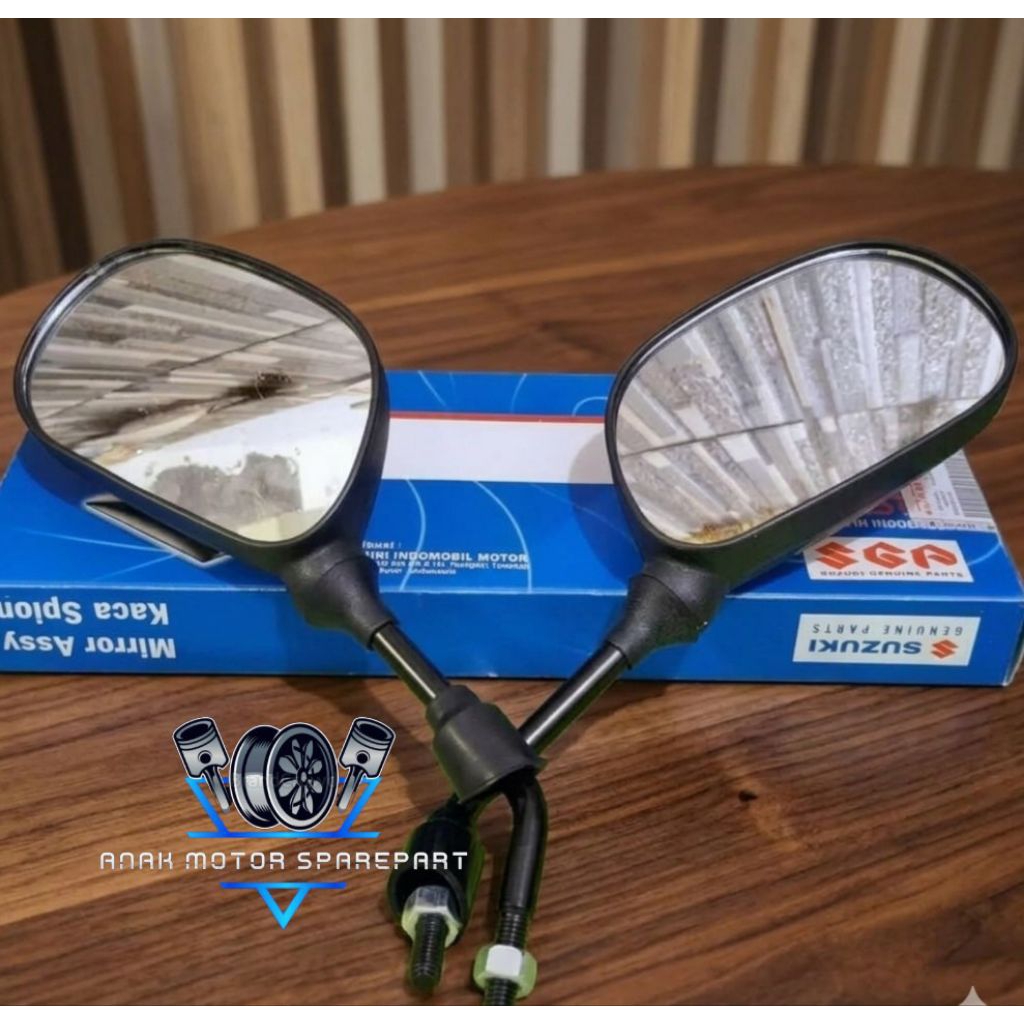 Kaca spion Suzuki 2 tak /smash 110 / shogun 110 kebo/ spin 125 SGP