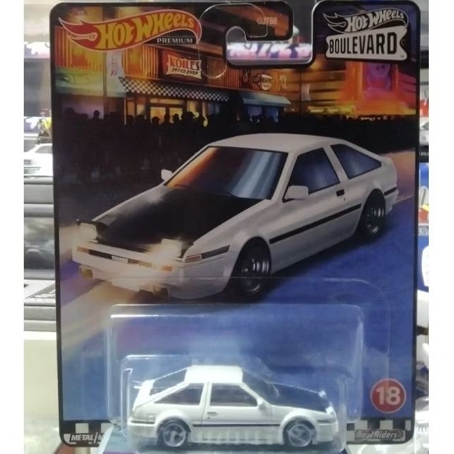 Hot Wheels Premium AE86 Trueno Boulevard