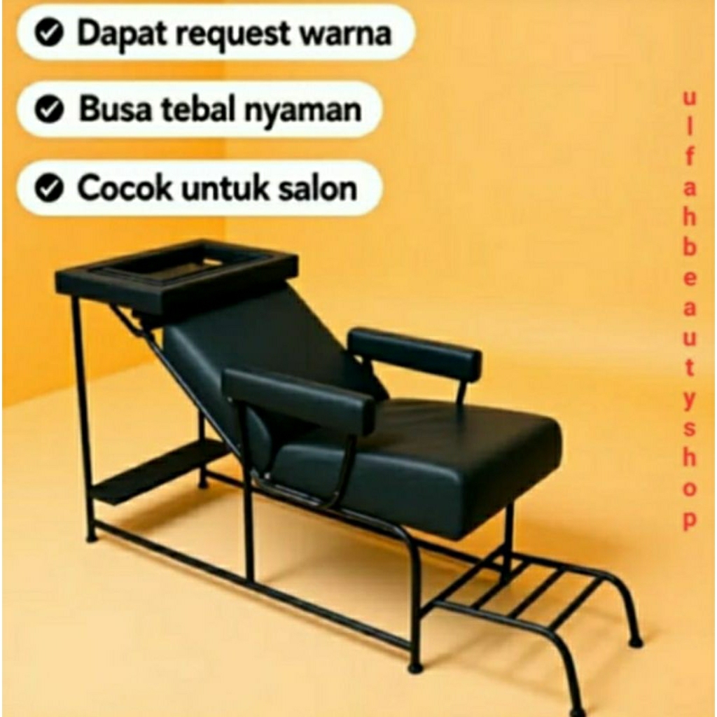 WASHBAK KURSI KERAMAS SALON RANGKA BESI