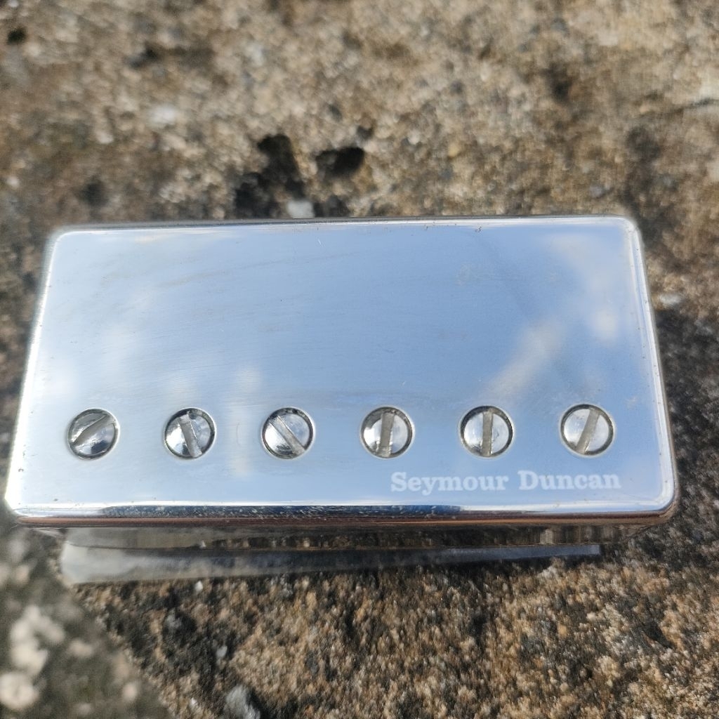 pickup gitar bridge seymour duncan tb14 usa custom 5 chrome