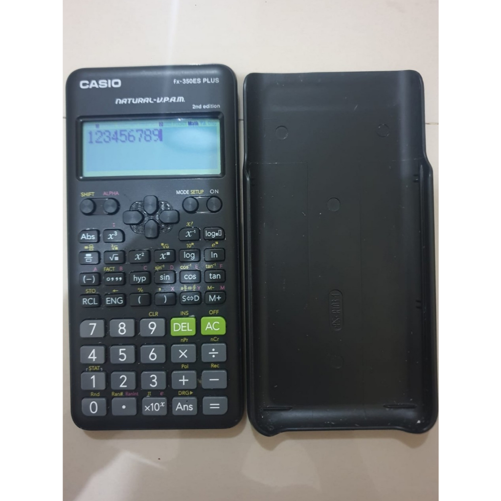 KALKULATOR CASIO FX 350ES PLUS 350 ES PLUS PRELOVED
