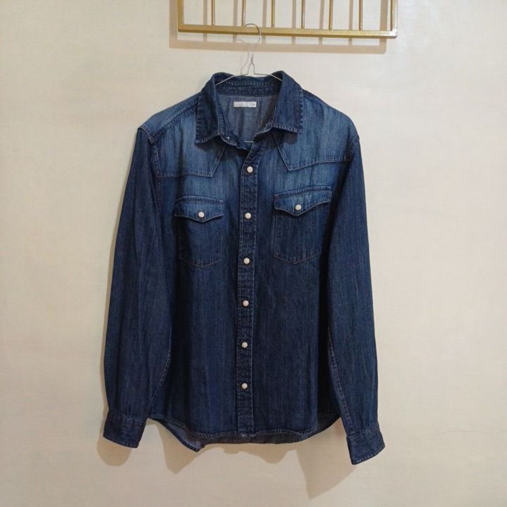 Kemeja denim/jeans.Gu.Pre.