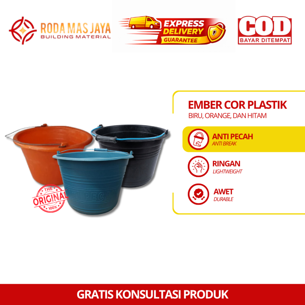 Ember Cor Plastik Anti Pecah/Ember Cor