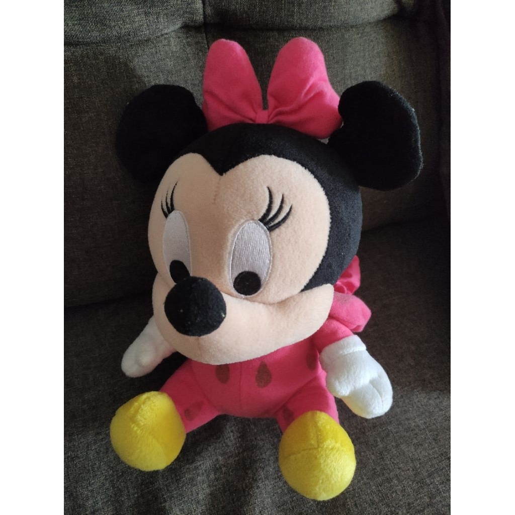PRELOVED boneka minnie mini mouse stoberi strawberry