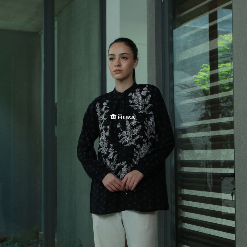 BATIK HUZA - BLOUSE BATIK WANITA BLOUSE OSHNA