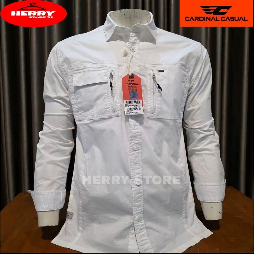 (SPECIAL PRICE) KEMEJA CARDINAL CASUAL ORIGINAL REGULER TERBARU PREMIUM QUALITY
