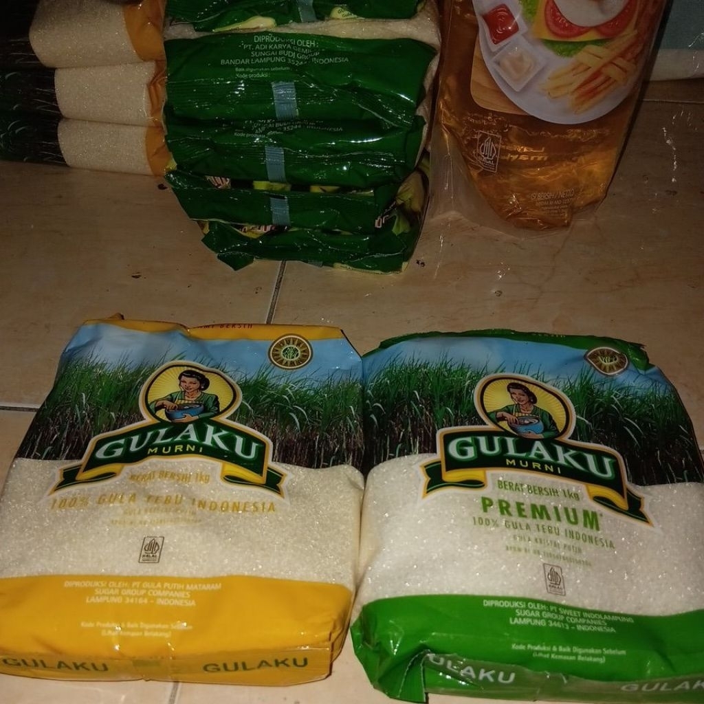 Gula Gulaku 1 Kg HIJAU DAN KUNING READY