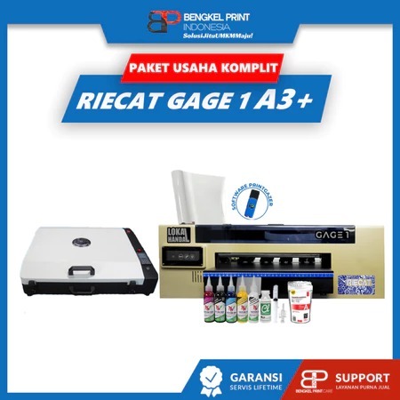 Paket Usaha Sablon DTF | Paket Lengkap Mesin Riecat Gage 1 + Mesin Oven (Only)