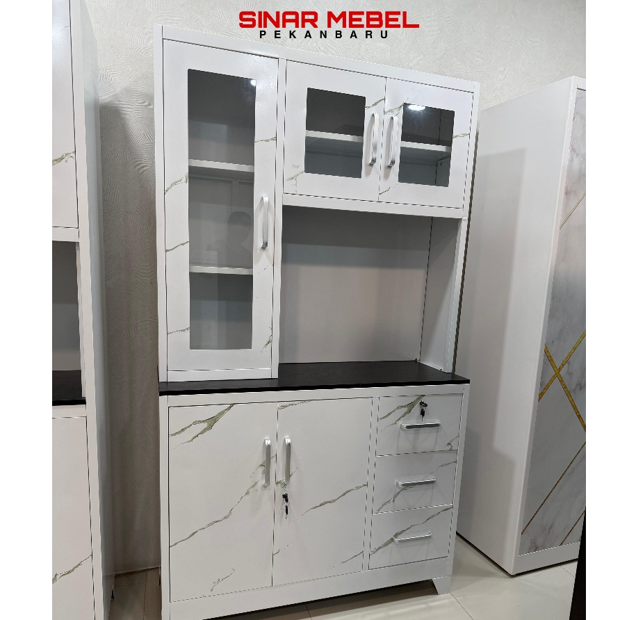 Lemari dapur stainless steel/Lemari sayur/Lemari Serbaguna/Lemari Plat besi