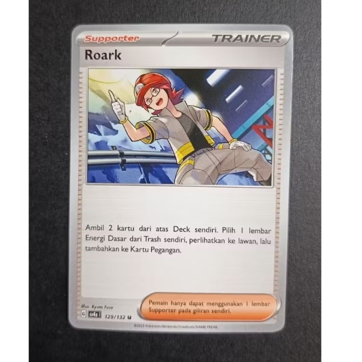 Kartu Pokemon TCG (ID) kartu trainer Roark