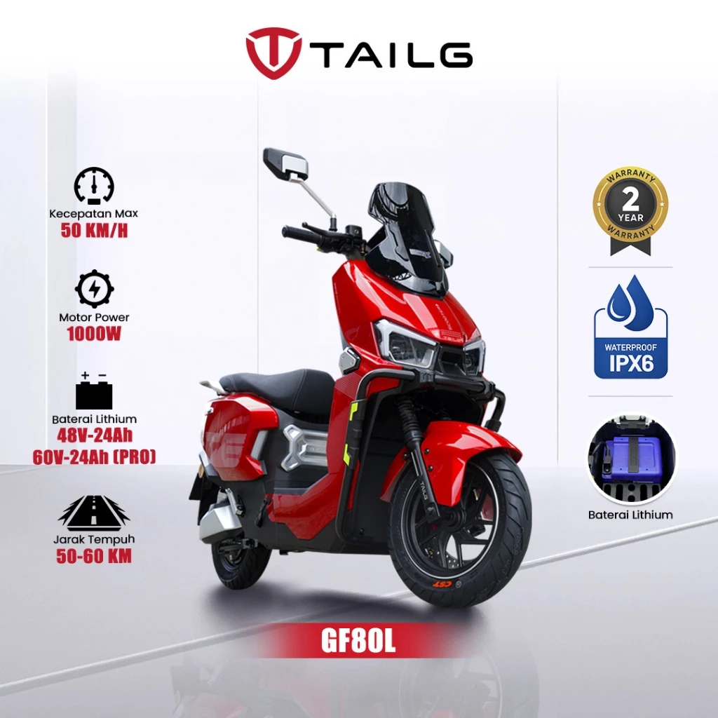 SEPEDA LISTRIK TAILG GF80L PRO