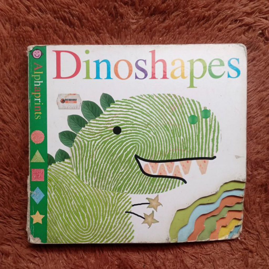 Boardbook Dinoshapes Alphaprints Priddybooks - Boardbook Dinosaurus | Boardbook Dinosaurs | Buku Din